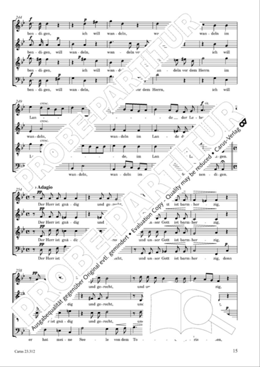 Psalm 116 Psalm 116 4-Part scores gallery preview page 16