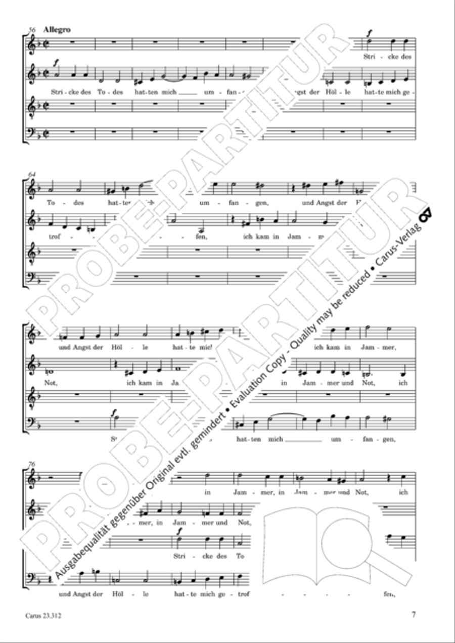 Psalm 116 Psalm 116 4-Part scores gallery preview page 8