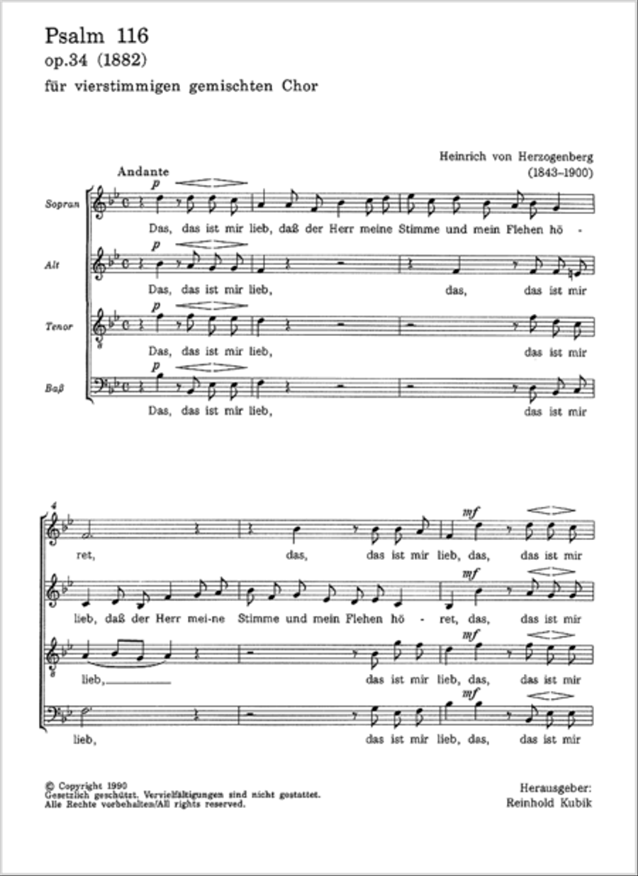 Psalm 116 Psalm 116 4-Part scores gallery preview page 22