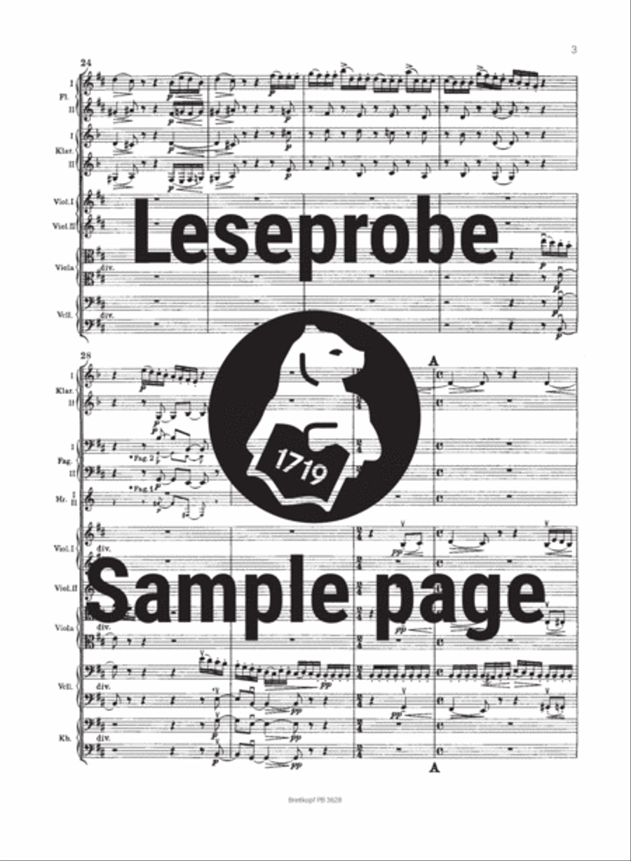 Symphony No. 6 in B minor Op. 74 Orchestra scores gallery preview page 4