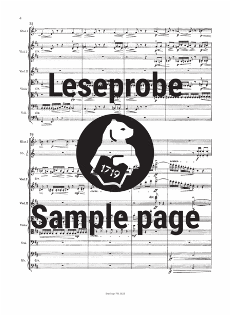 Symphony No. 6 in B minor Op. 74 Orchestra scores gallery preview page 5