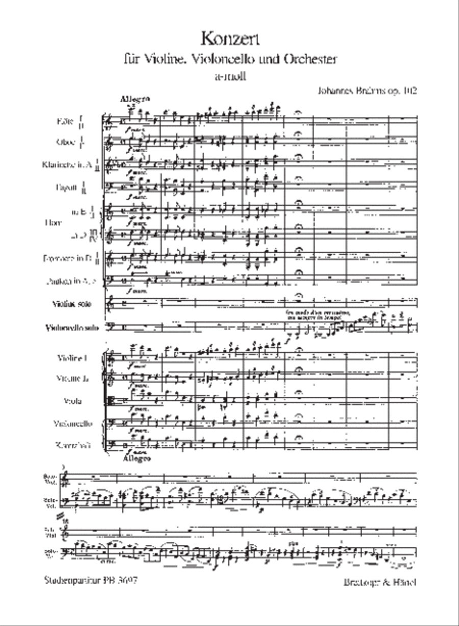 Concerto in A minor Op. 102 Orchestra scores gallery preview page 2