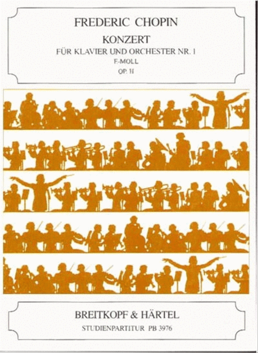 Piano Concerto No. 1 in E minor Op. 11 Orchestra scores gallery preview page 1