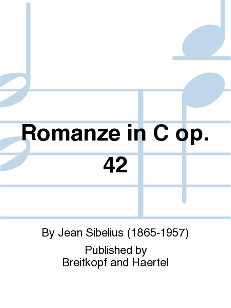 Romance in C major Op. 42 String Orchestra scores gallery preview page 1