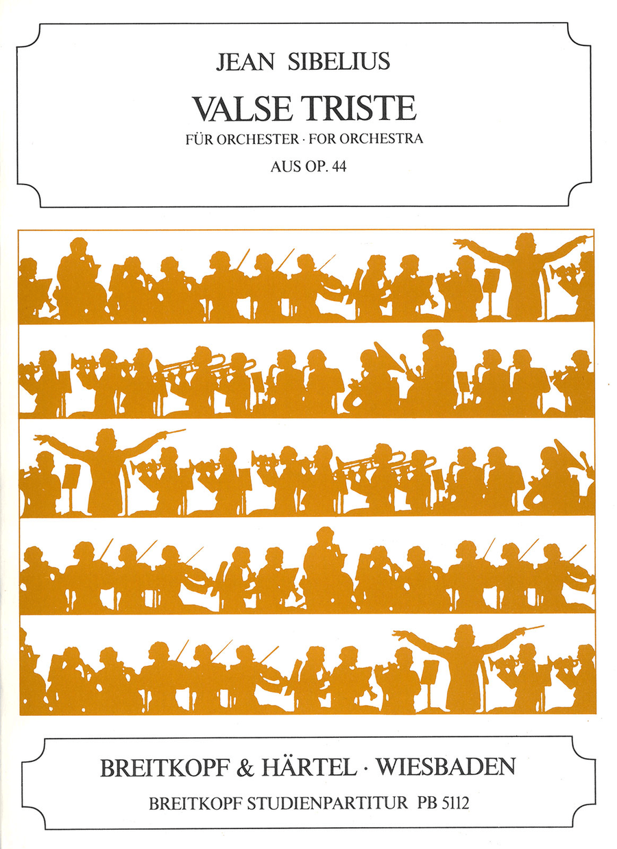 Valse triste Op. 44/1 Orchestra scores gallery preview page 1