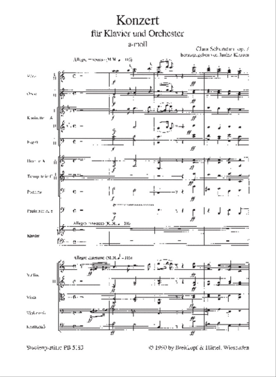 Piano Concerto in A minor Op. 7 Orchestra scores gallery preview page 2