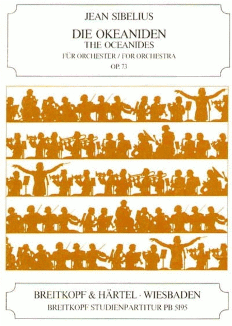 The Oceanides Op. 73 Orchestra scores gallery preview page 1
