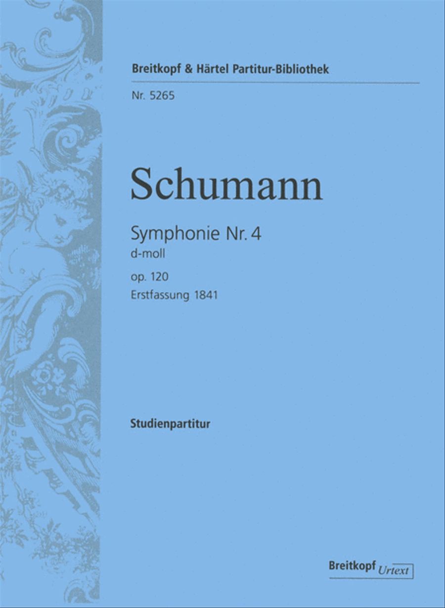 Symphony No. 4 in D minor Op. 120 Study Score scores gallery preview page 1