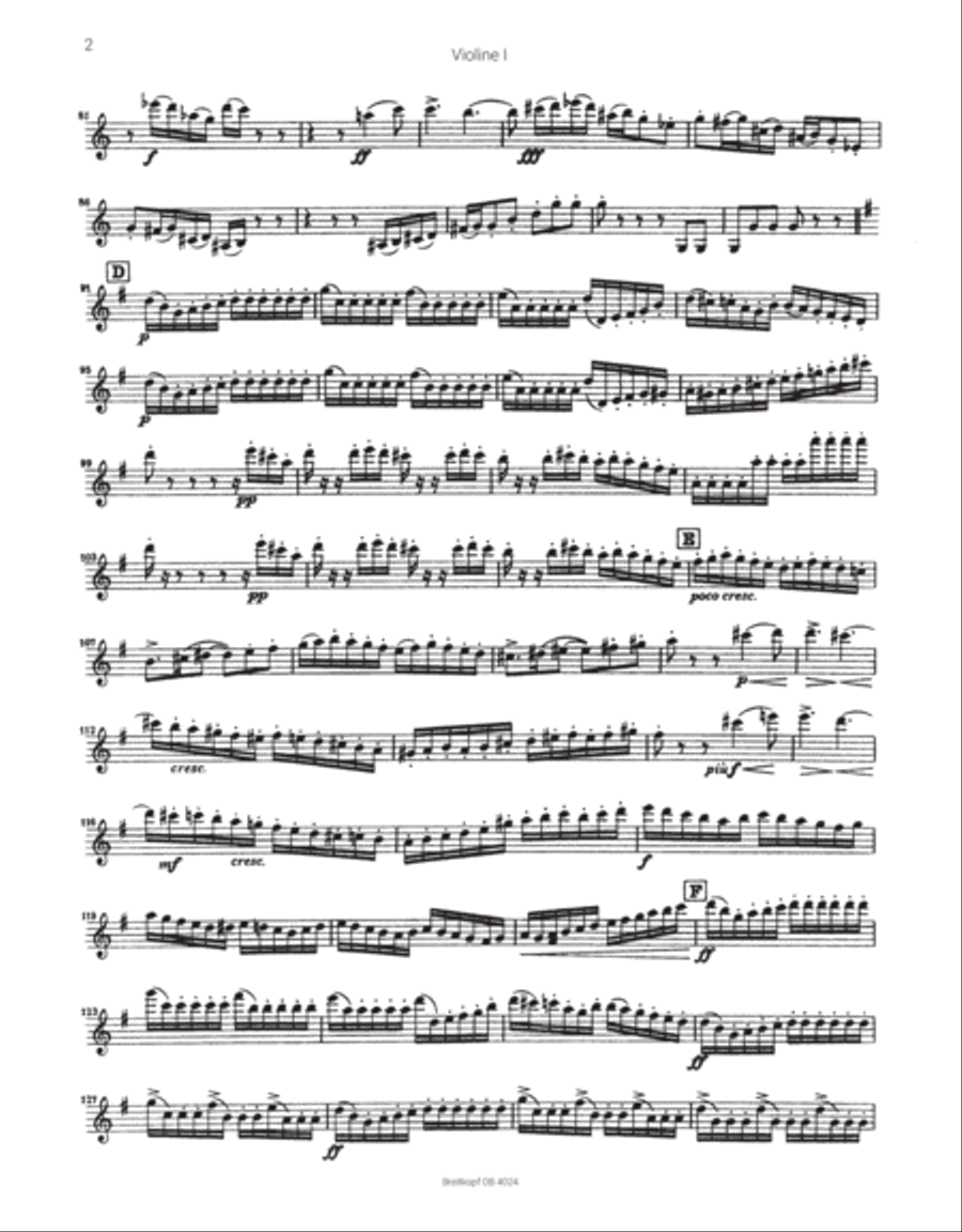 Serenade in C major Op. 48 Orchestra scores gallery preview page 3