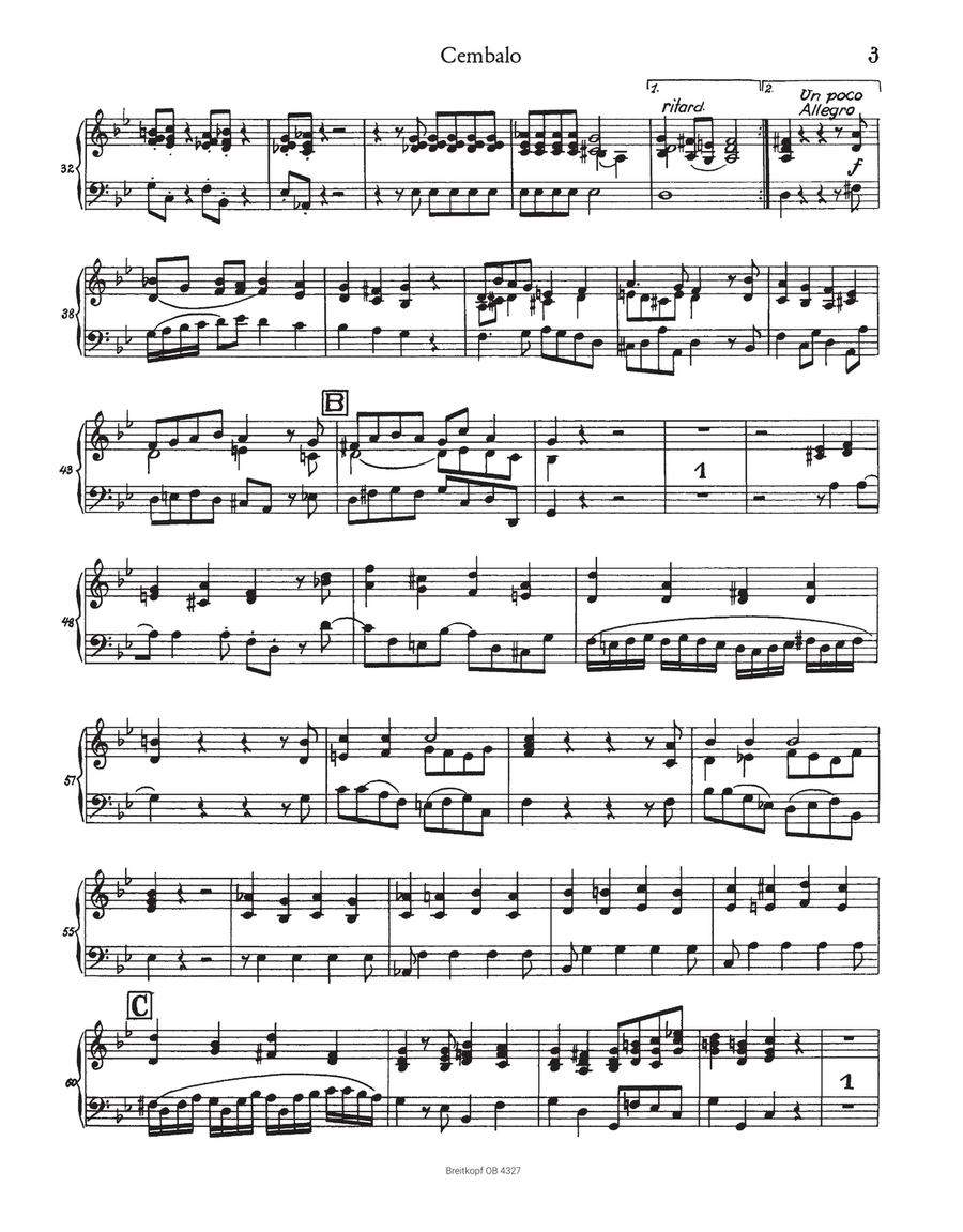 Overture (Suite) in G minor BWV 1070 Orchestra scores gallery preview page 3