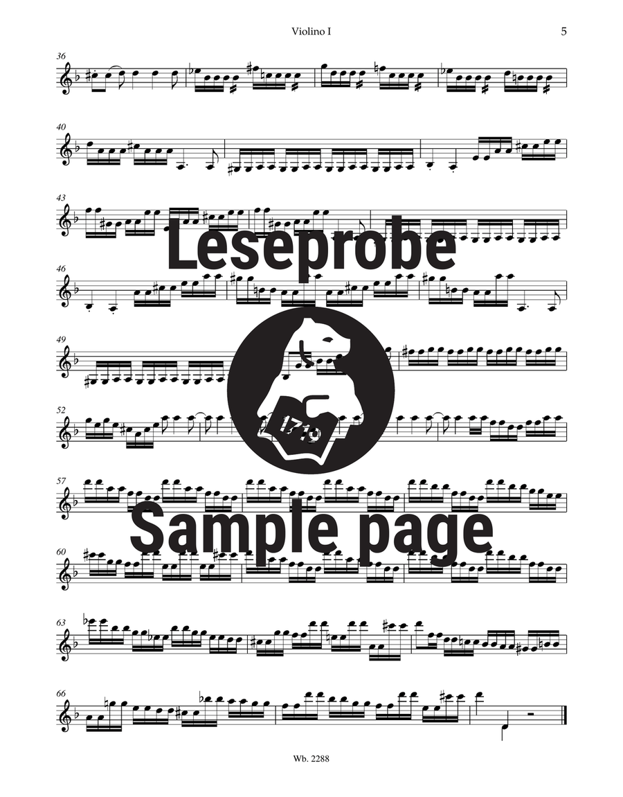 Requiem in D minor K. 626 4-Part scores gallery preview page 5