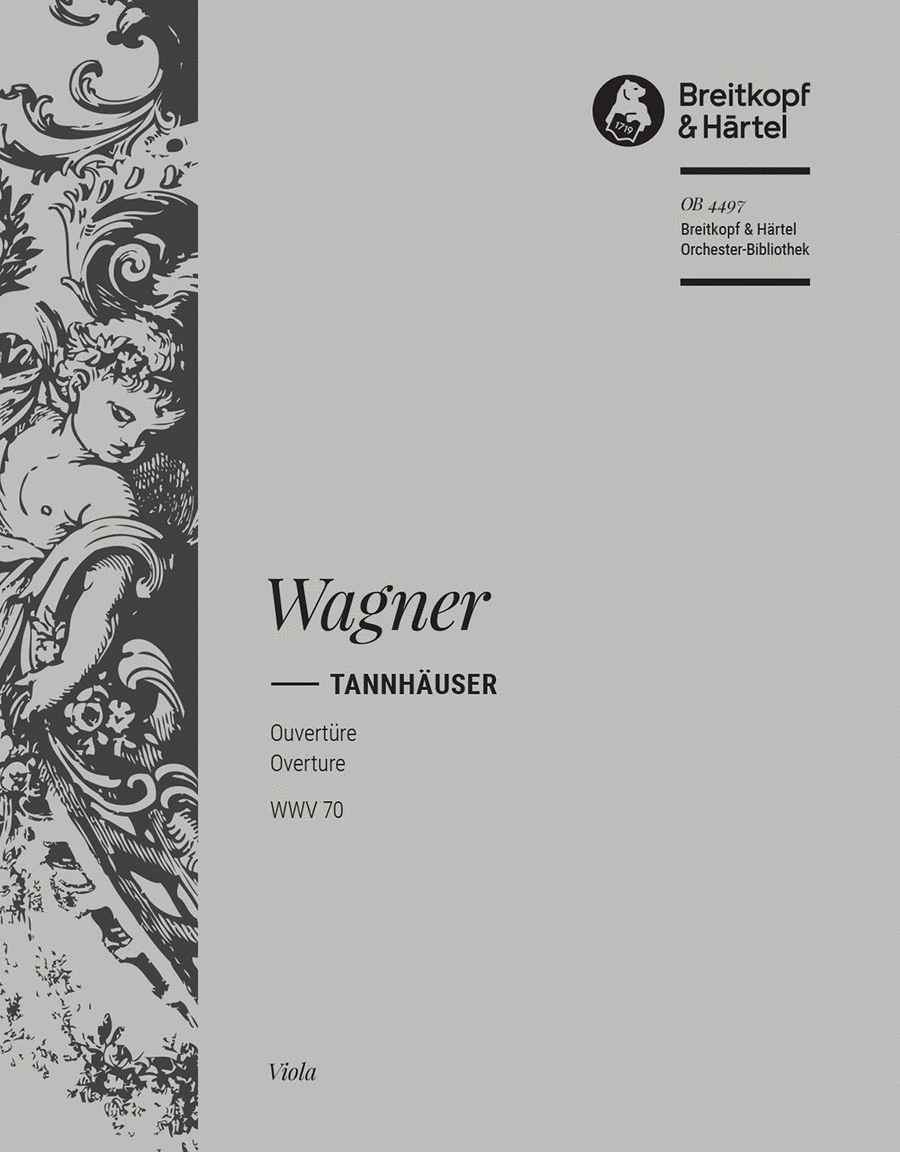Tannhäuser WWV 70 Tannhäuser WWV 70 Orchestra scores gallery preview page 1