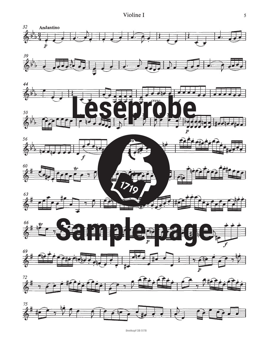 Missa brevis in G K. 140 (App. C 1.12) 4-Part scores gallery preview page 5