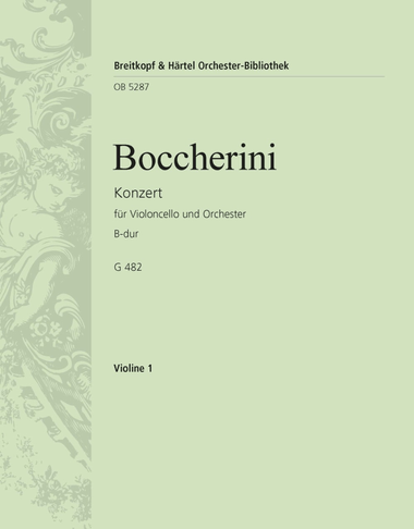 Violoncello Concerto in B flat major G 482