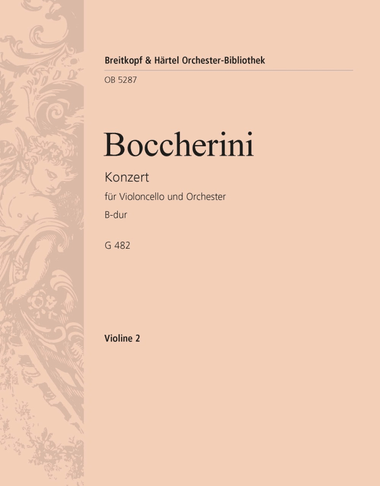 Violoncello Concerto in B flat major G 482