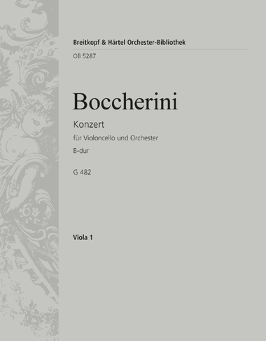 Violoncello Concerto in B flat major G 482