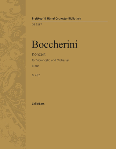 Violoncello Concerto in B flat major G 482