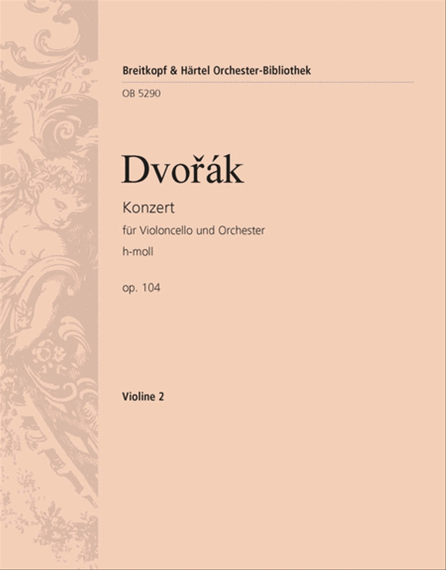 Violoncello Concerto in B minor Op. 104 Orchestra scores gallery preview page 1