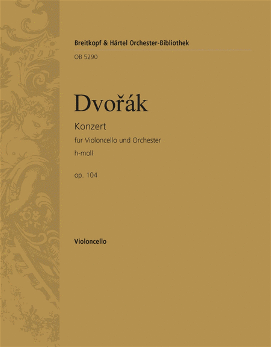 Violoncello Concerto in B minor Op. 104 Orchestra scores gallery preview page 1