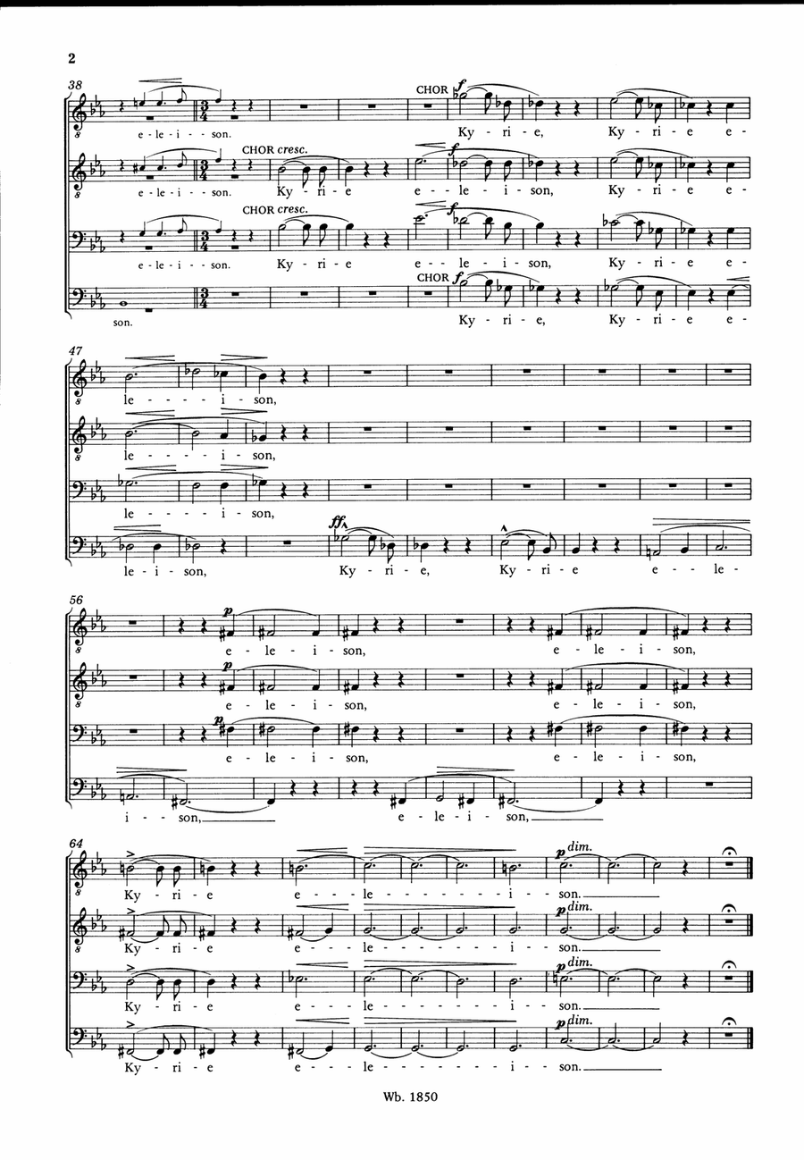 Missa in C minor Missa in C minor TTBB scores gallery preview page 3