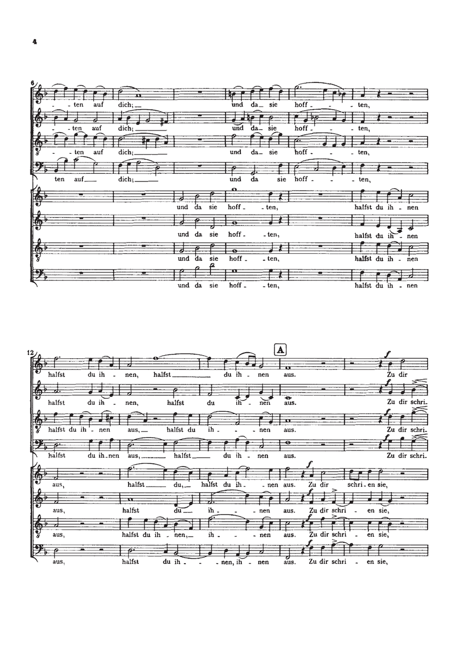 Fest- und Gedenksprueche Op. 109 A Cappella scores gallery preview page 3
