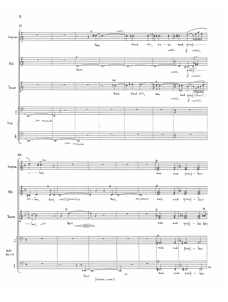 2 Choruses A Cappella scores gallery preview page 3