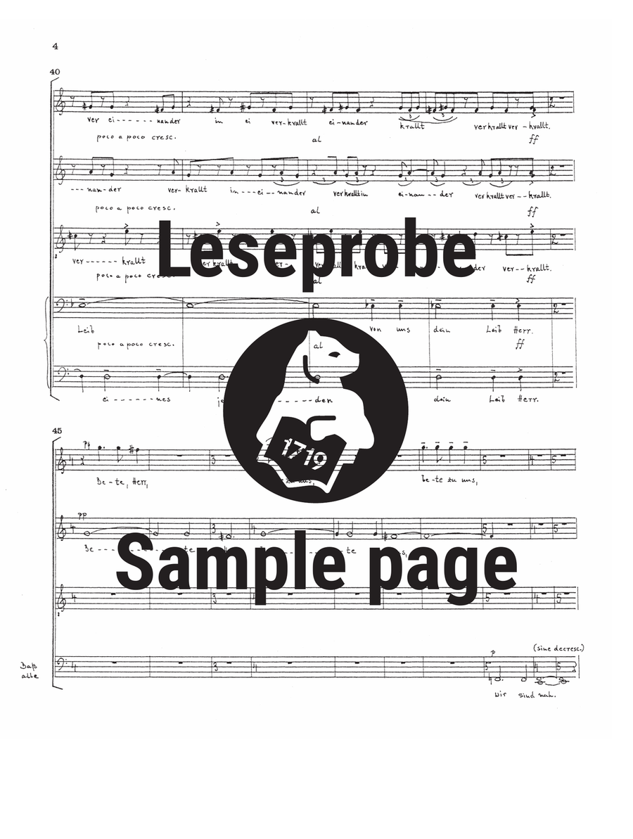2 Choruses A Cappella scores gallery preview page 5
