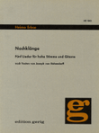 Nachklaenge Op. 33