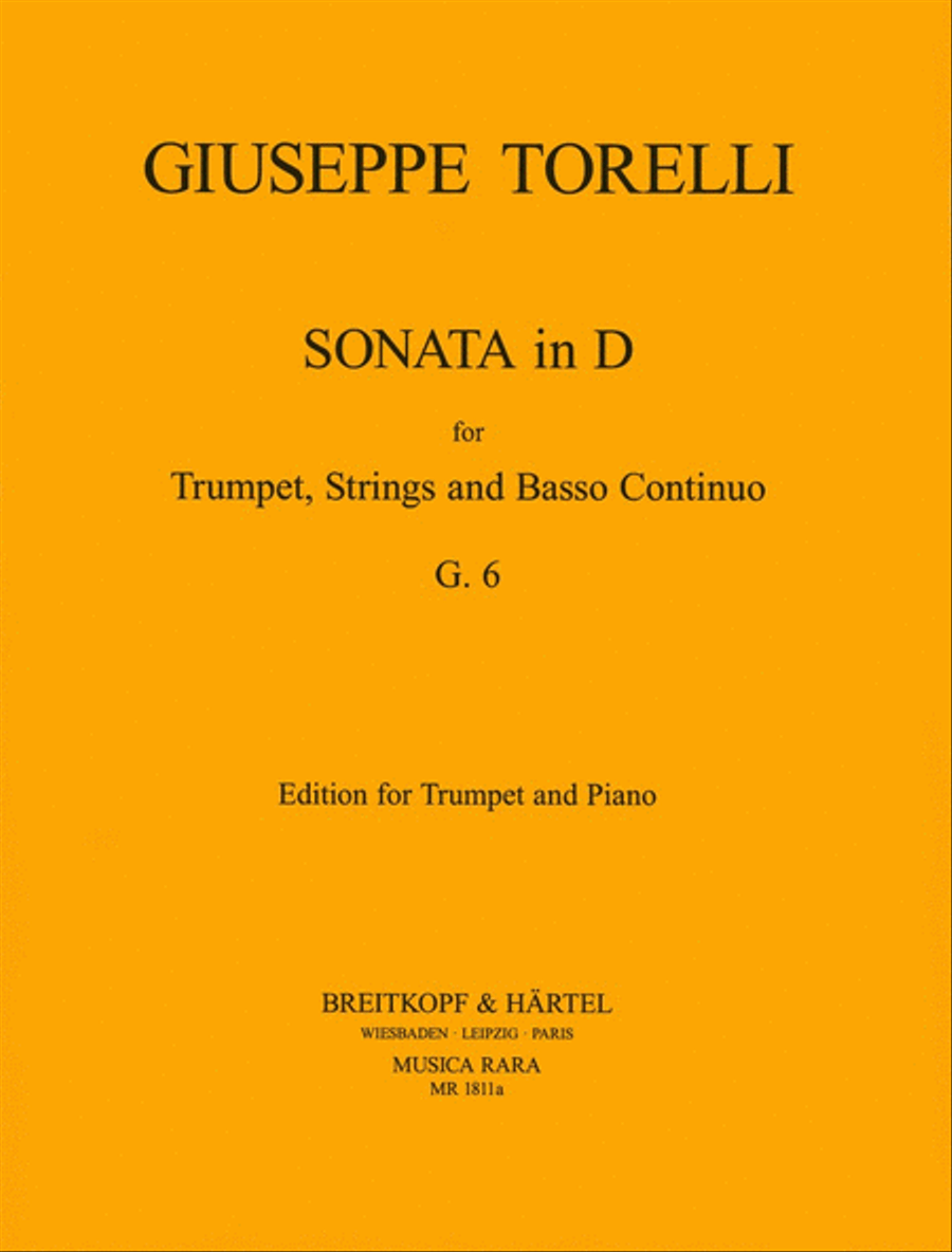 Sonata in D (G. 6) scores gallery preview page 1