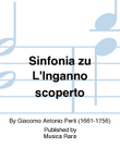 Sinfonia zu “L'Inganno Scoperto per Vendetta”