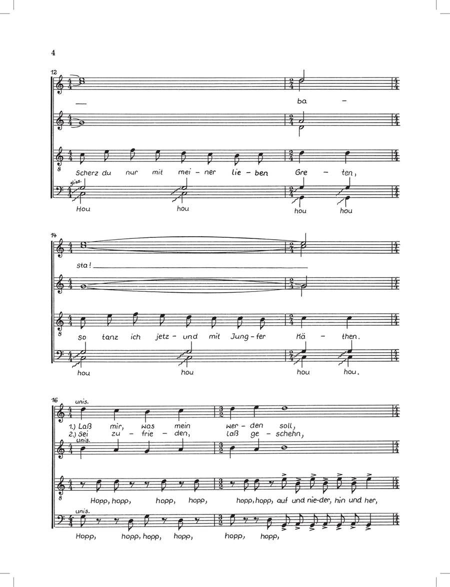 Heissa, Kathreinerle Heissa, Kathreinerle A Cappella scores gallery preview page 4