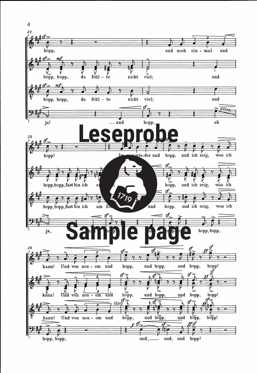 Der Fuchs und die Trauben A Cappella scores gallery preview page 5