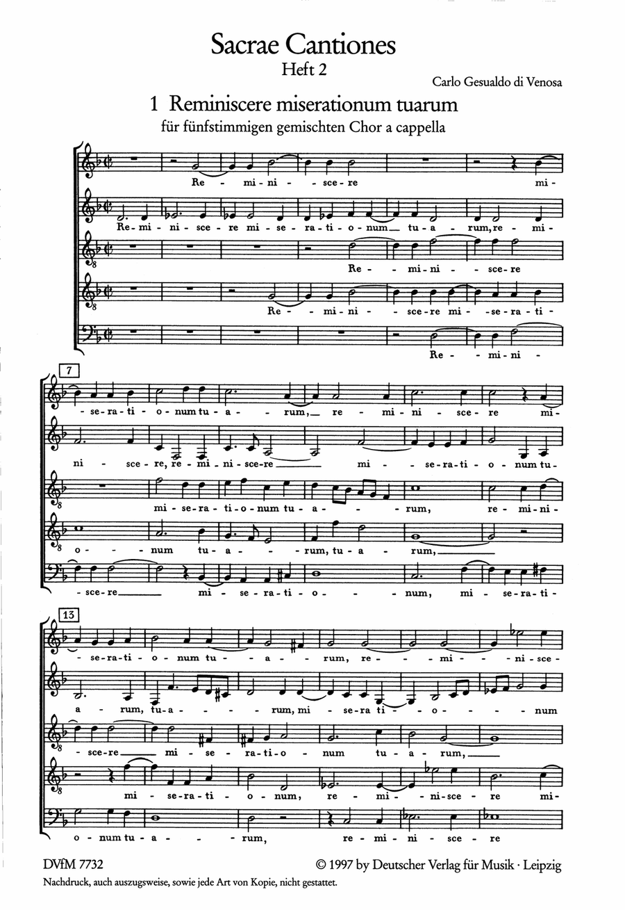Sacrae Cantiones Sacrae Cantiones A Cappella scores gallery preview page 2