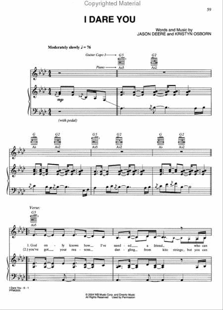 This Woman Piano, Vocal, Guitar scores gallery preview page 2