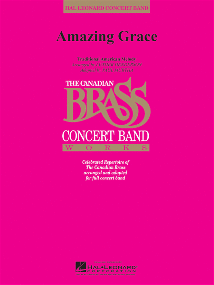 Amazing Grace Amazing Grace Concert Band scores gallery preview page 1