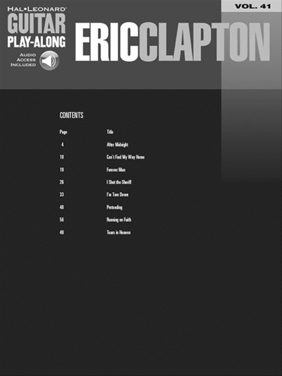 Eric Clapton Eric Clapton Guitar Tablature scores gallery preview page 2