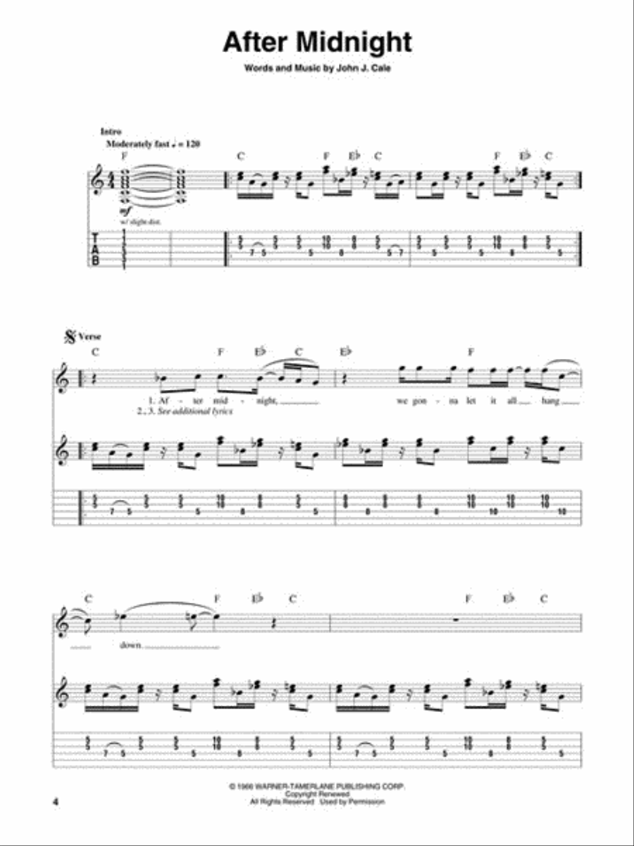 Eric Clapton Eric Clapton Guitar Tablature scores gallery preview page 3