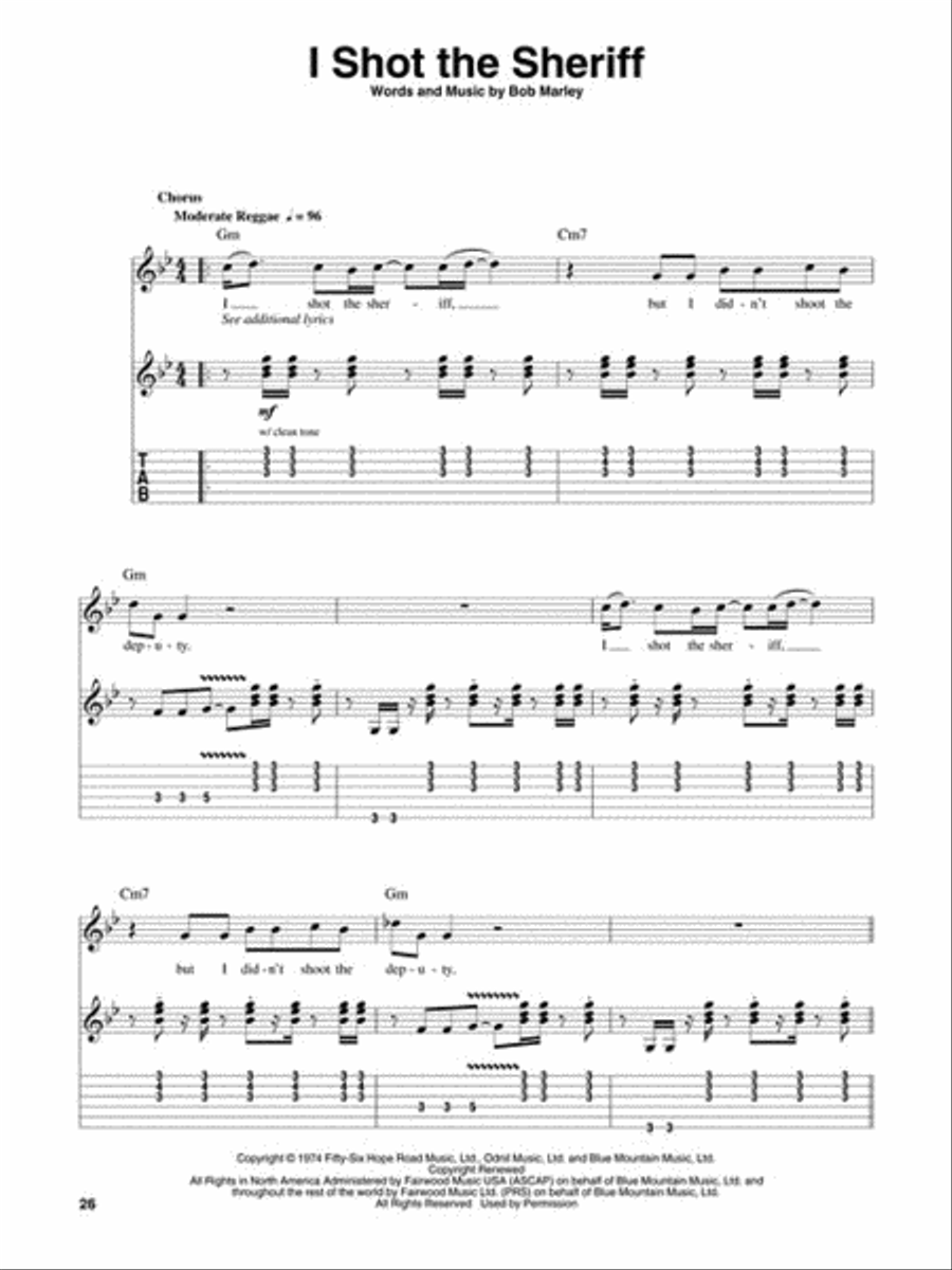 Eric Clapton Eric Clapton Guitar Tablature scores gallery preview page 4