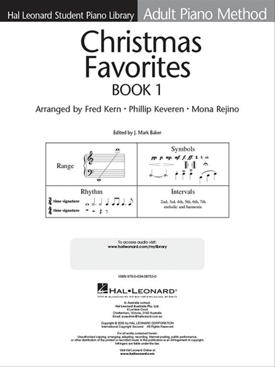 Christmas Favorites Book 1 Piano Method scores gallery preview page 2