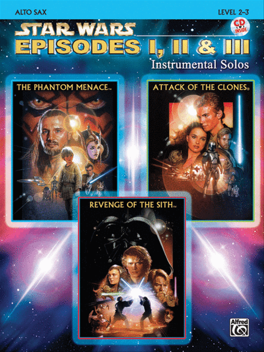 Star Wars - Episodes I, II & III (Alto Sax) Alto Saxophone scores gallery preview page 1