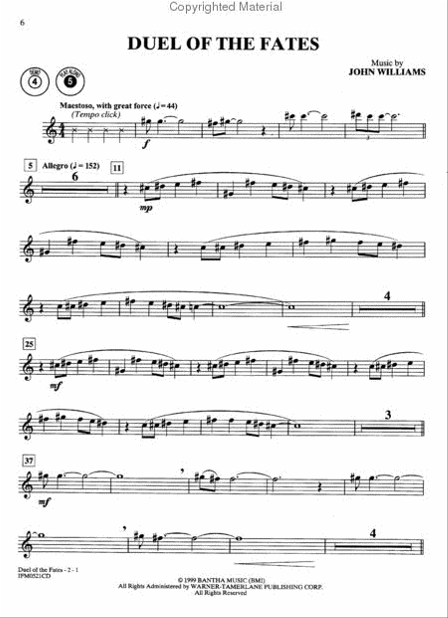 Star Wars - Episodes I, II & III (Alto Sax) Alto Saxophone scores gallery preview page 2