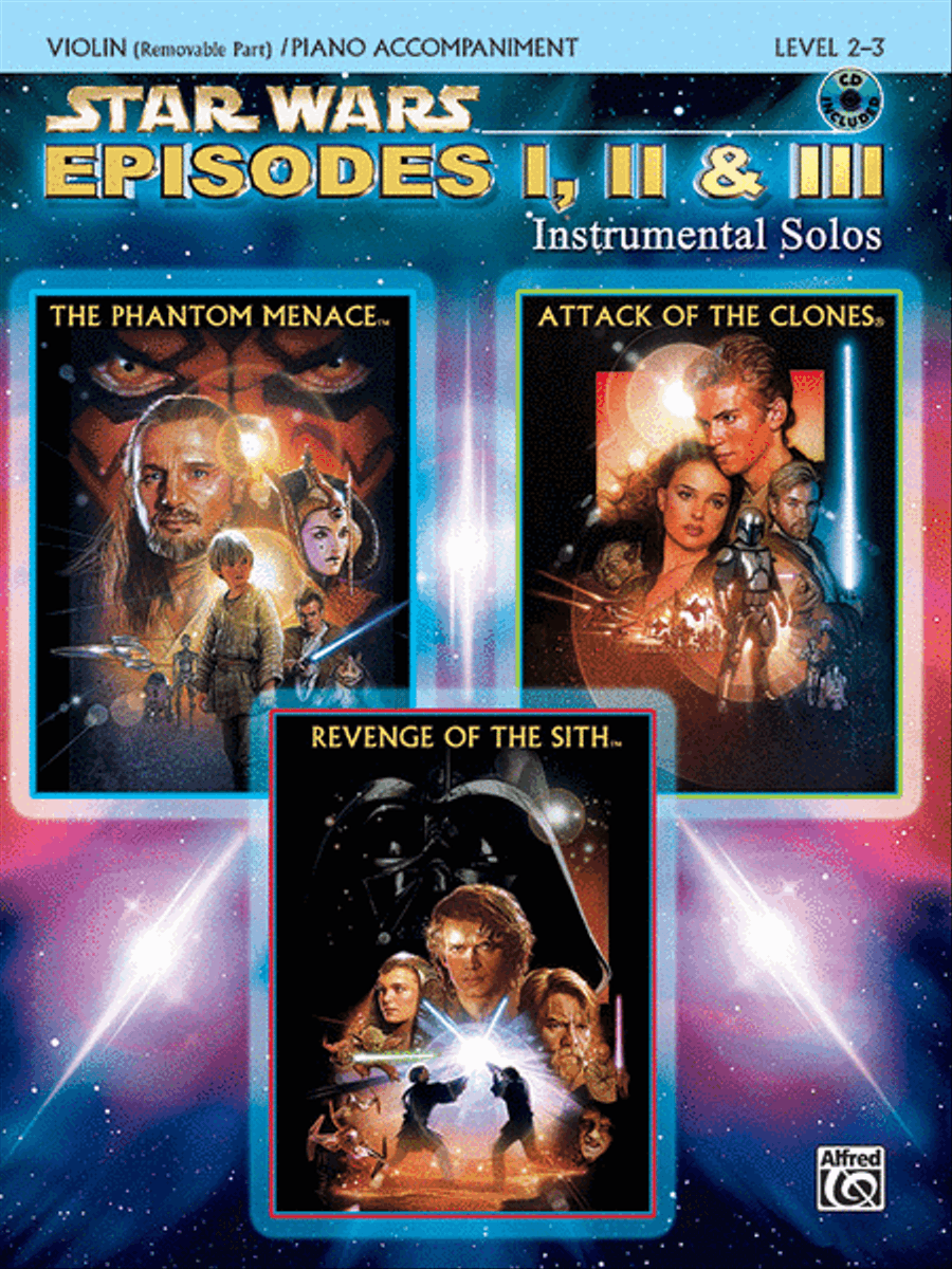 Star Wars - Episodes I, II & III (Violin/Piano) Violin Solo scores gallery preview page 1