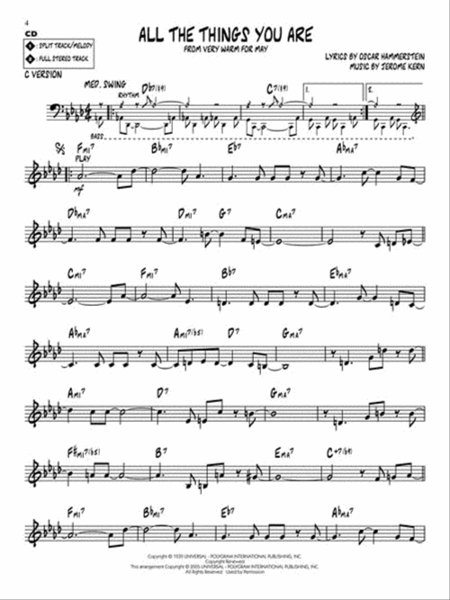 All the Things You Are & More: Jerome Kern Songs CD scores gallery preview page 5
