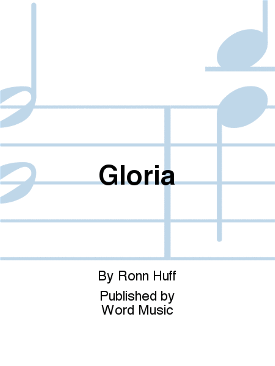 Gloria - Anthem 4-Part scores gallery preview page 1