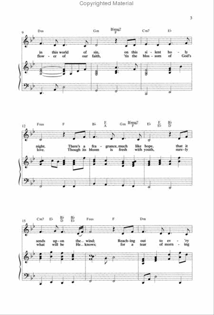 Rose Of Bethlehem with Above All 4-Part scores gallery preview page 3