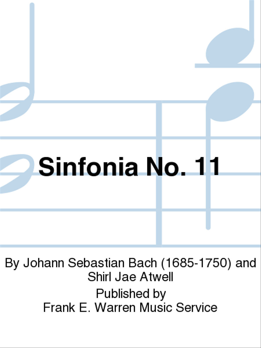Sinfonia No. 11 School and Community scores gallery preview page 1
