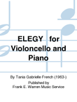 Elegy for Violoncello and Piano