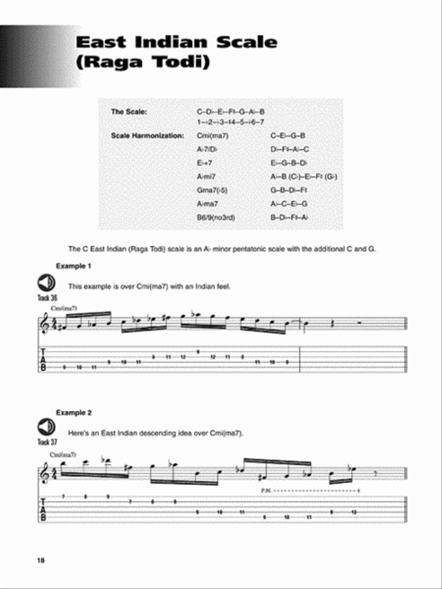 Exotic Scales & Licks for Electric Guitar Guitar Tablature scores gallery preview page 4