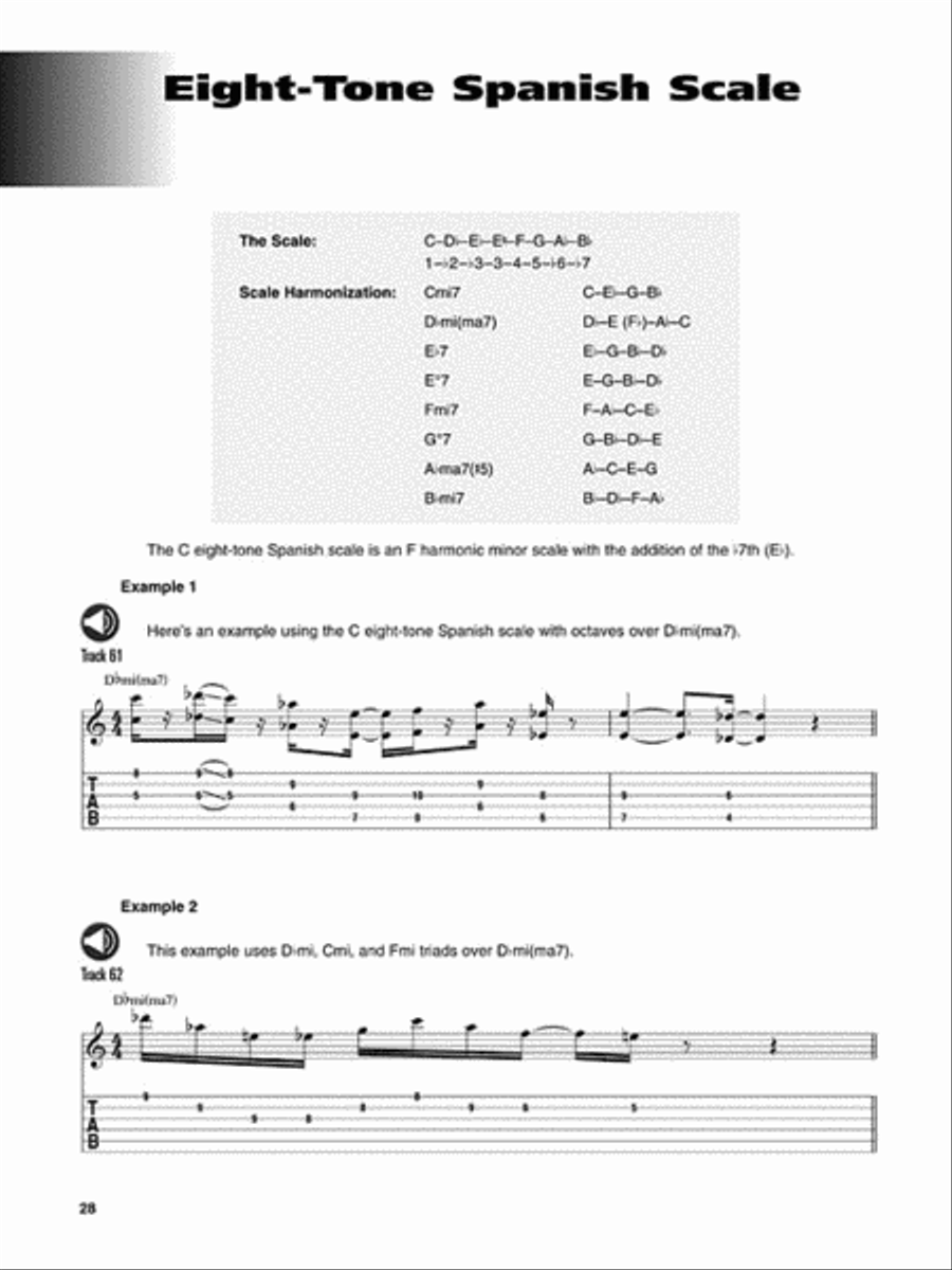Exotic Scales & Licks for Electric Guitar Guitar Tablature scores gallery preview page 5