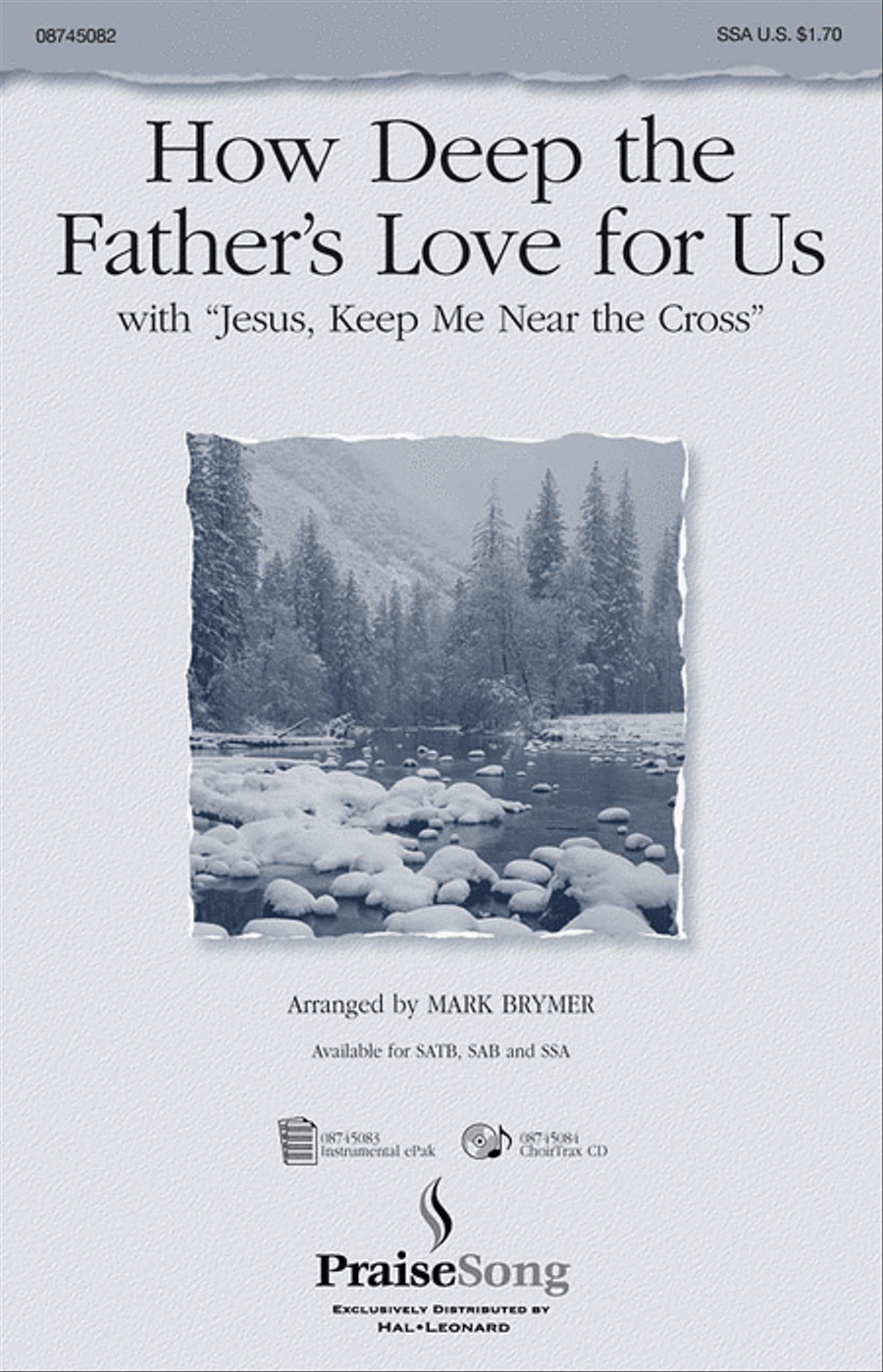 How Deep the Father's Love For Us (with “Jesus Keep Me Near the Cross”) SSA scores gallery preview page 1